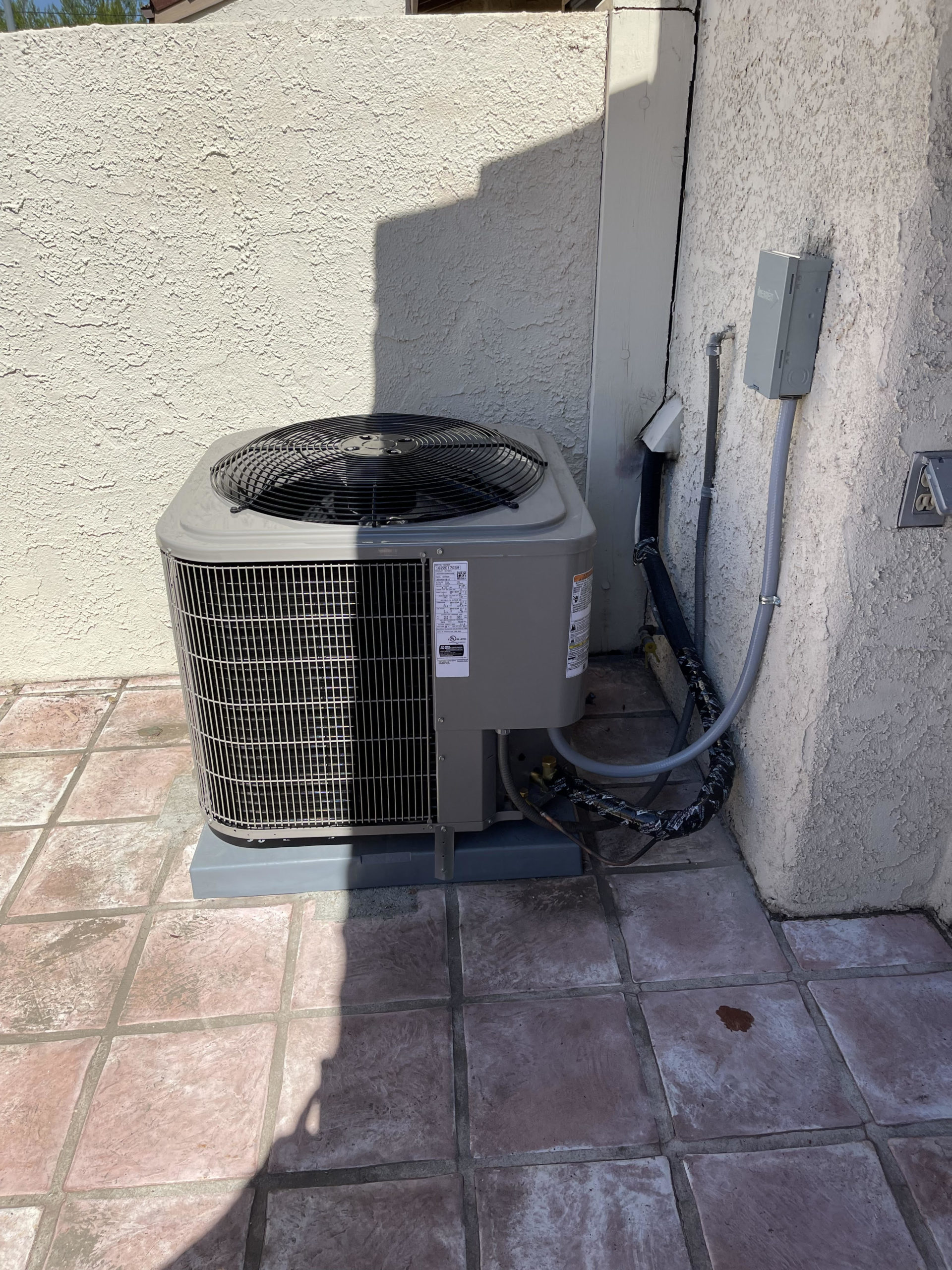 air conditioning unit installed by Mor Air
